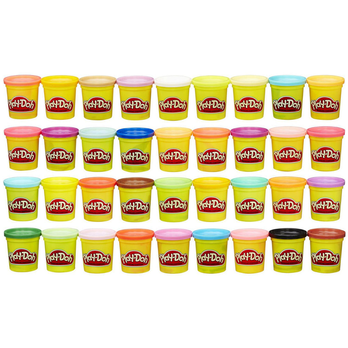 Buy Play Doh Modeling Compound Mega Pack 36 Cans | Yallatoys.com