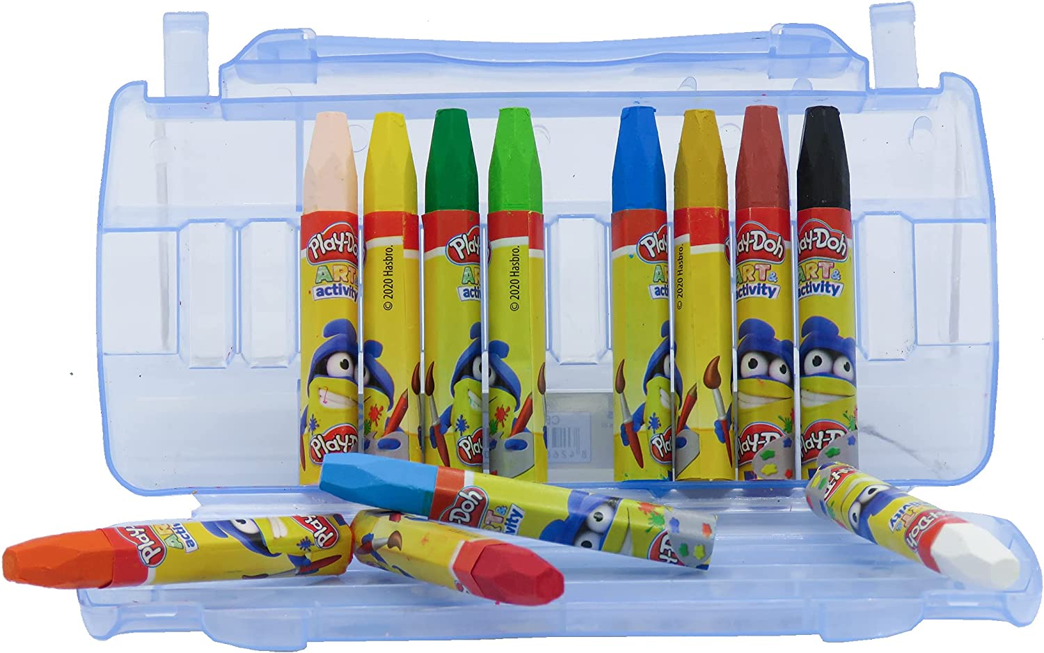 Buy Playdoh Colors Oil Pastels In Pvc Box Multicolor Pack of 12 Colors | Yallatoys.com