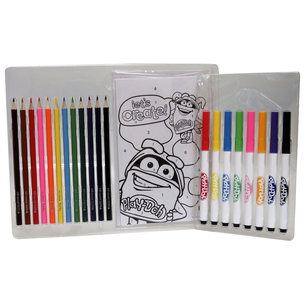 Buy Playdoh 84 Pieces Art Set In Box | Yallatoys.com