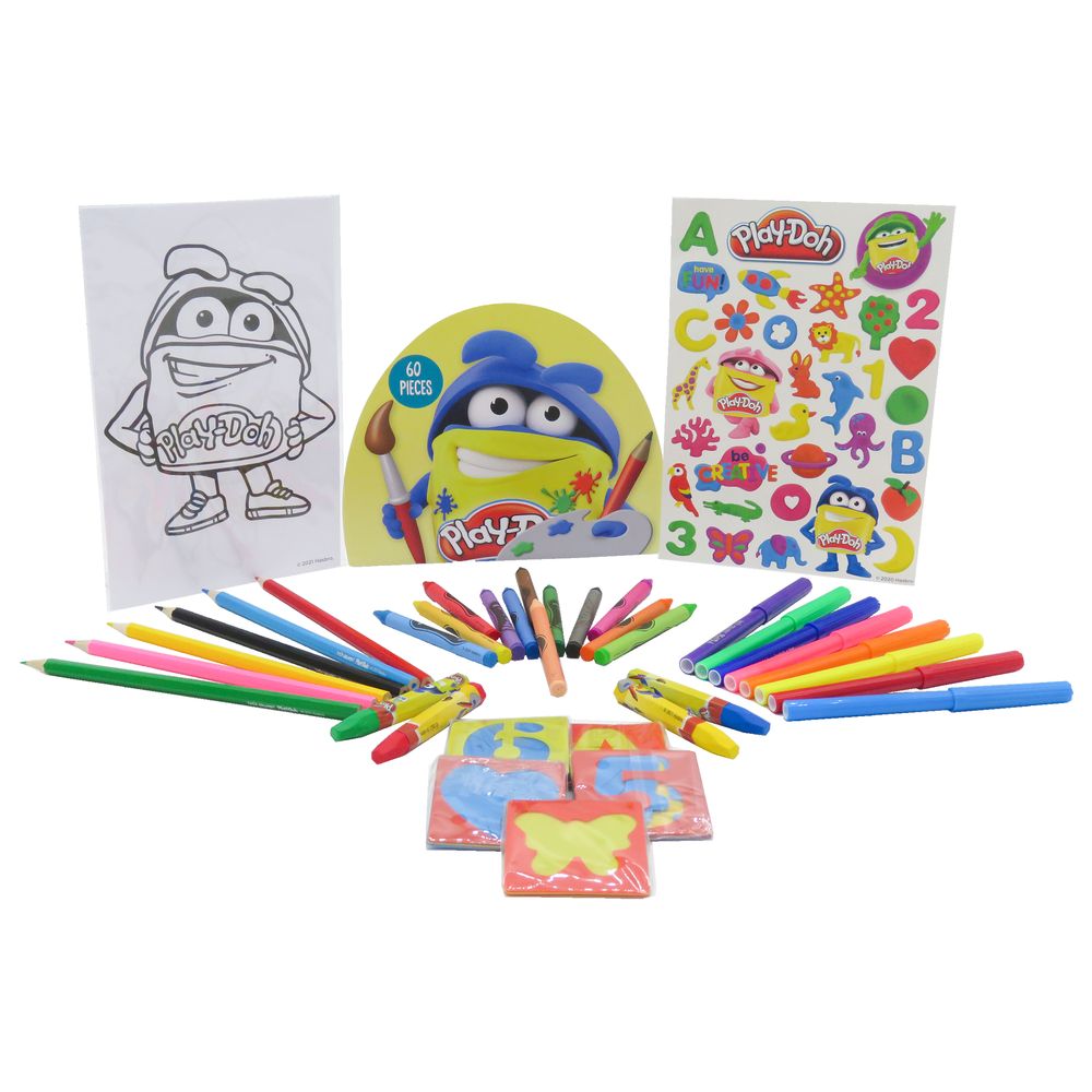 Buy Playdoh 60 Pieces Art Set In Blister Pack | Yallatoys.com