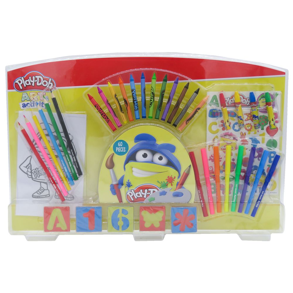 Buy Playdoh 60 Pieces Art Set In Blister Pack | Yallatoys.com