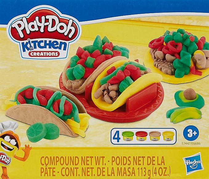 Buy Play Doh Kitchen Creations Taco Time Play Food Set | Yallatoys.com