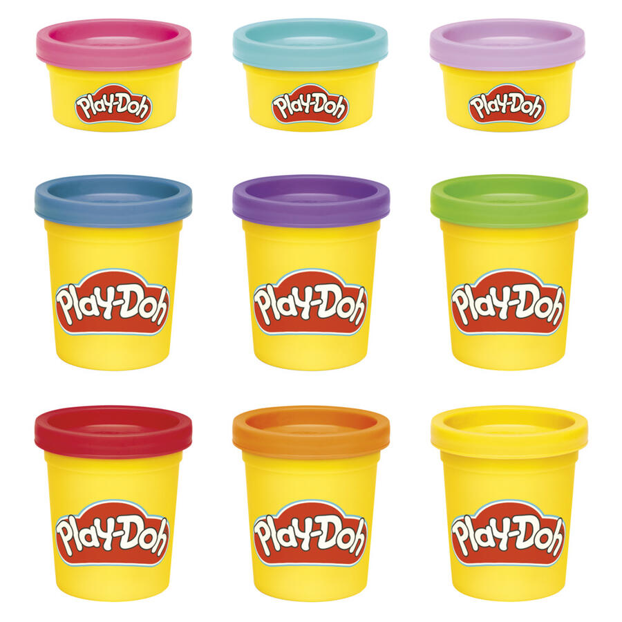 Buy Play Doh Colorful Compound 9 Pack (Sold Separately Subject to Availability) | Yallatoys.com