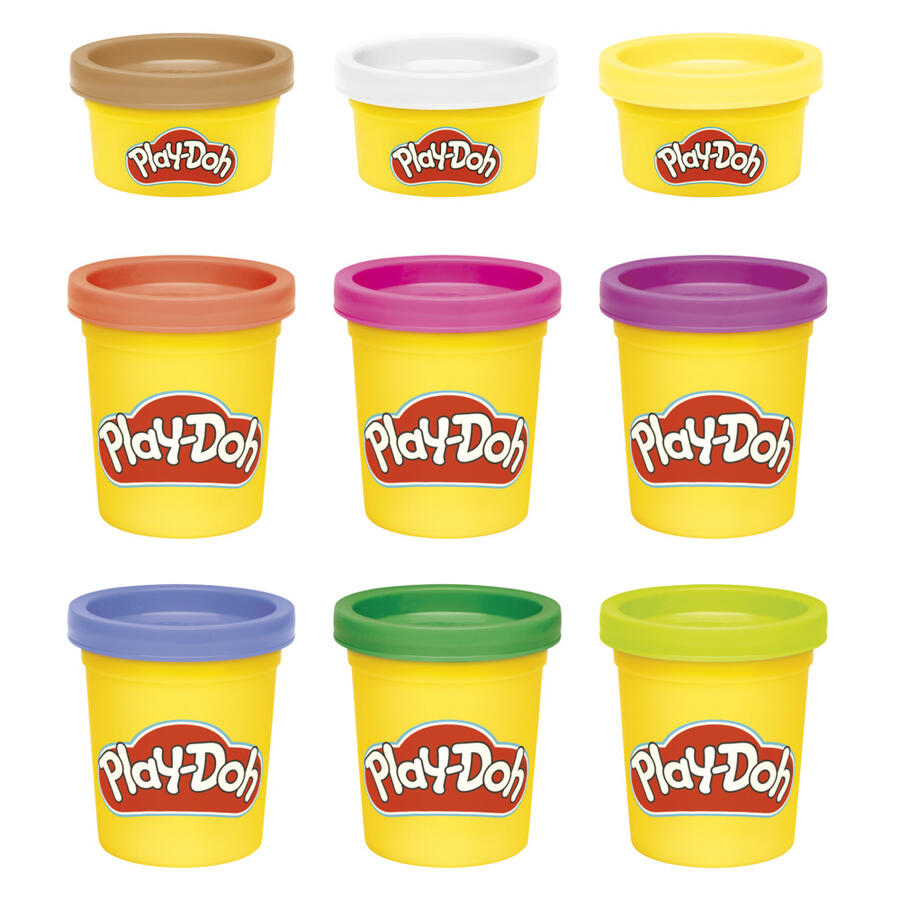 Buy Play Doh Colorful Compound 9 Pack (Sold Separately Subject to Availability) | Yallatoys.com