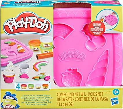 Buy Play-Doh Create N Go Cupcakes Playset | Yallatoys.com