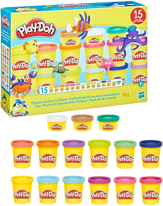 Buy Play Doh Classic Colors 15 Pack of Modeling Compound | Yallatoys.com