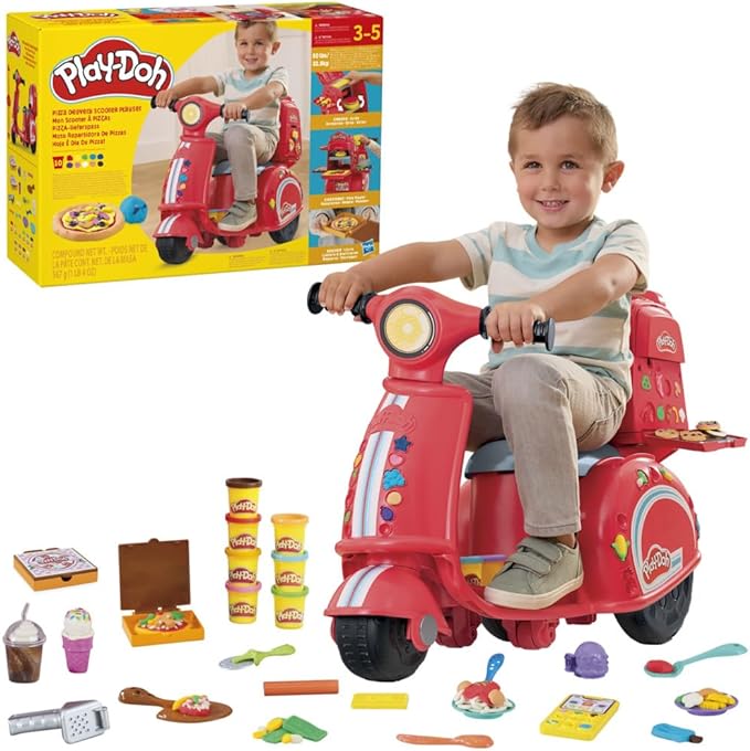 Buy Play Doh Pizza Delivery Scooter Playset | Yallatoys.com