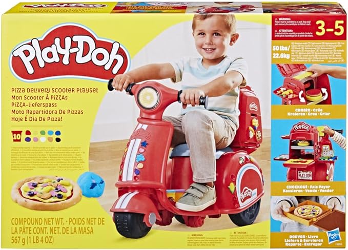 Buy Play Doh Pizza Delivery Scooter Playset | Yallatoys.com