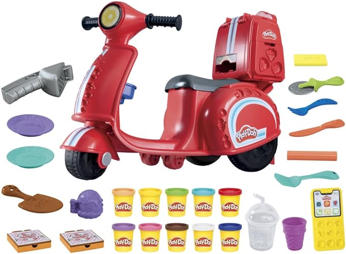 Buy Play Doh Pizza Delivery Scooter Playset | Yallatoys.com