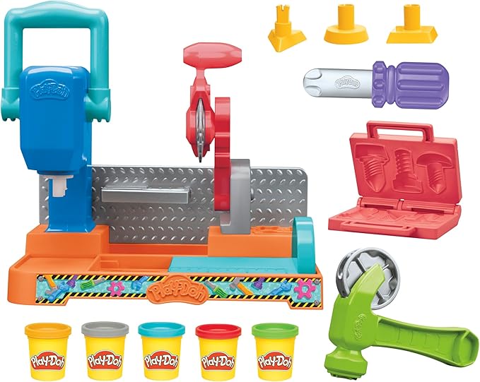 Buy Play Doh Stamp And Saw Tool Bench Playset | Yallatoys.com