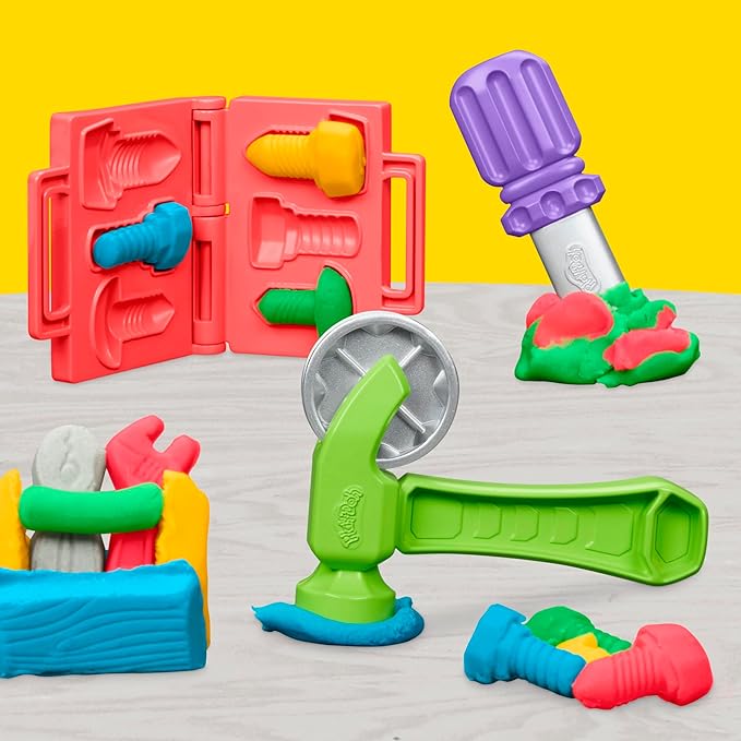 Buy Play Doh Stamp And Saw Tool Bench Playset | Yallatoys.com