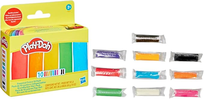 Buy Playdoh Compound Essential Colors 10 Pack | Yallatoys.com
