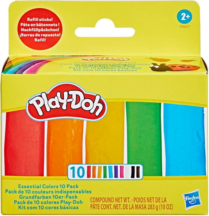 Buy Playdoh Compound Essential Colors 10 Pack | Yallatoys.com
