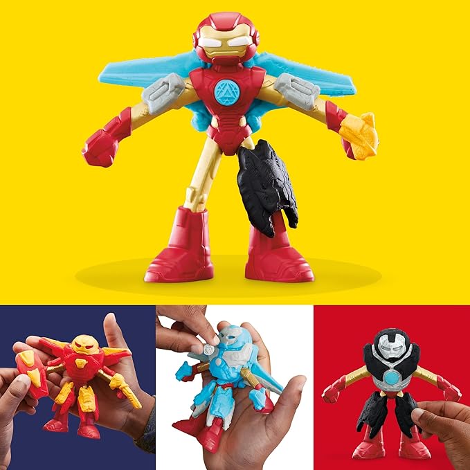 Buy Play Doh Marvel Iron Man Armor Maker Lab Playset With Lights And Sounds | Yallatoys.com