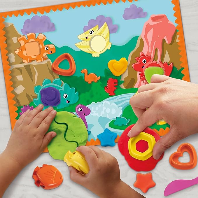 Buy Play Doh Shapes And Colors Dino Starter Set | Yallatoys.com