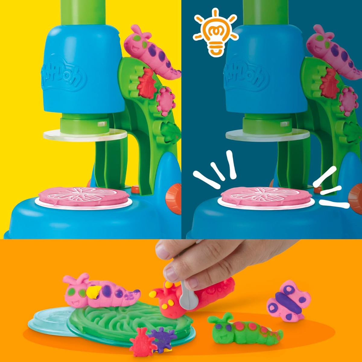 Buy Playdoh Light And Look Microscope | Yallatoys.com