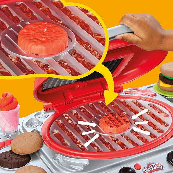 Buy Play Doh Sizzling Grill Playset With Lights And Sounds | Yallatoys.com
