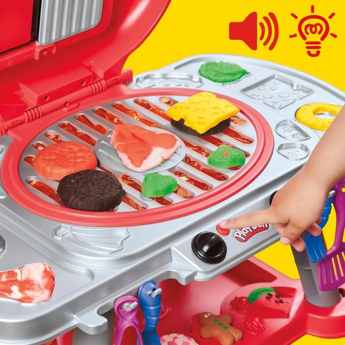 Buy Play Doh Sizzling Grill Playset With Lights And Sounds | Yallatoys.com