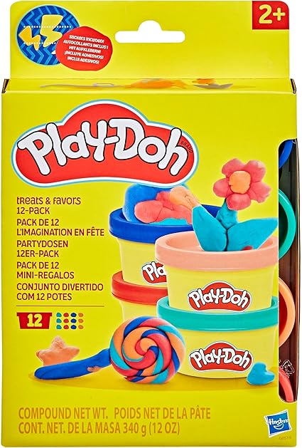 Buy Play Doh Non Toxic Treats and Party Favours 12 Pack | Yallatoys.com