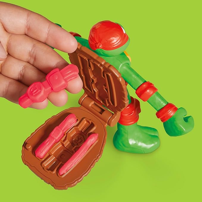 Buy Play Doh Teenage Mutant Ninja Turtles Cowabunga Creations Bendy 4 Inch Action Figures Set | Yallatoys.com