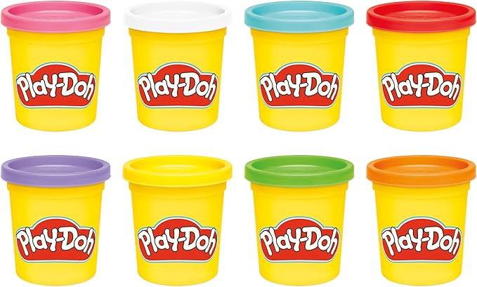 Buy Play Doh 8 Pack Rainbow Colors | Yallatoys.com
