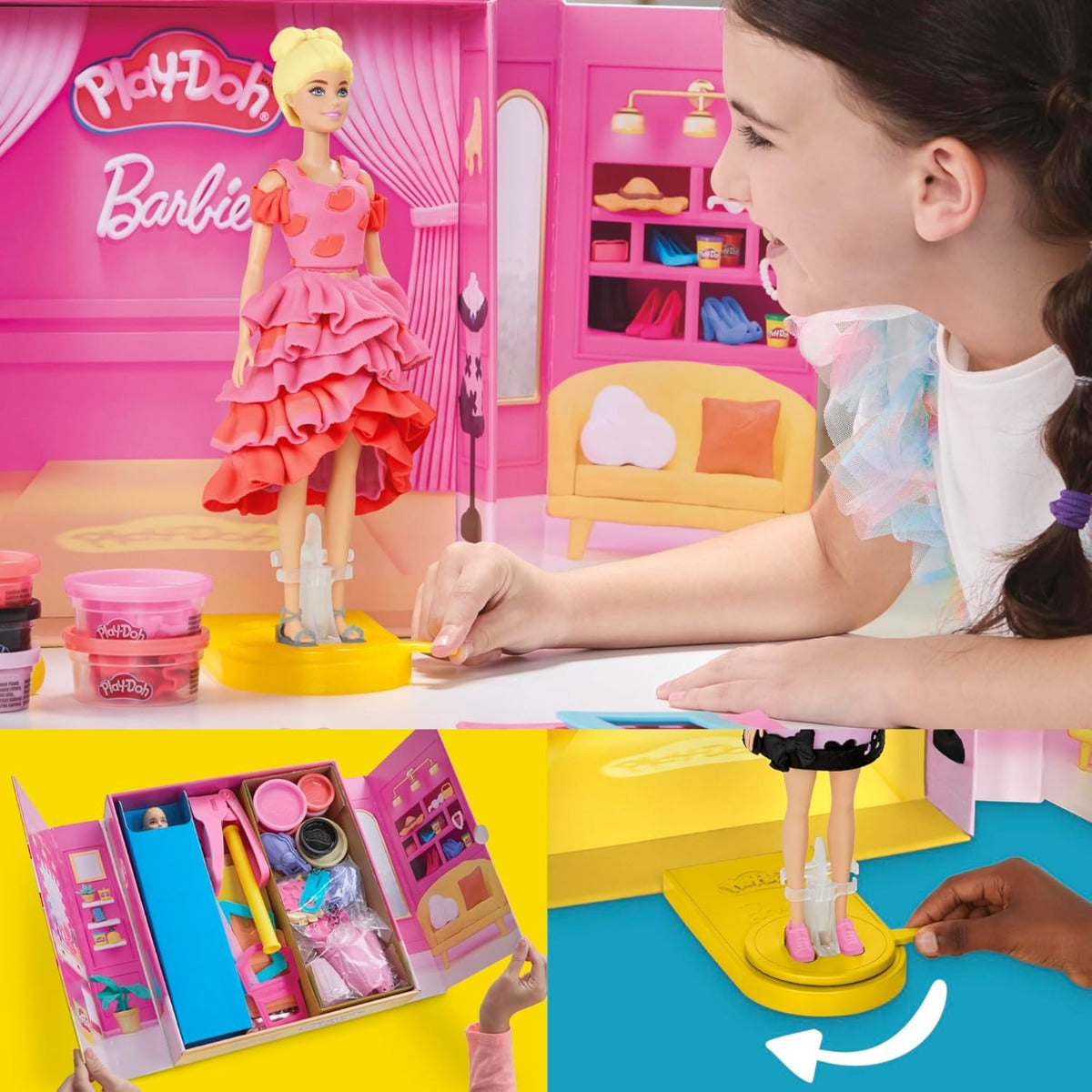 Buy Play Doh Barbie Designer Fashion Show Set | Yallatoys.com