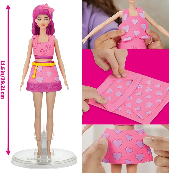 Buy Play Doh Barbie Hearts and Hair Set | Yallatoys.com