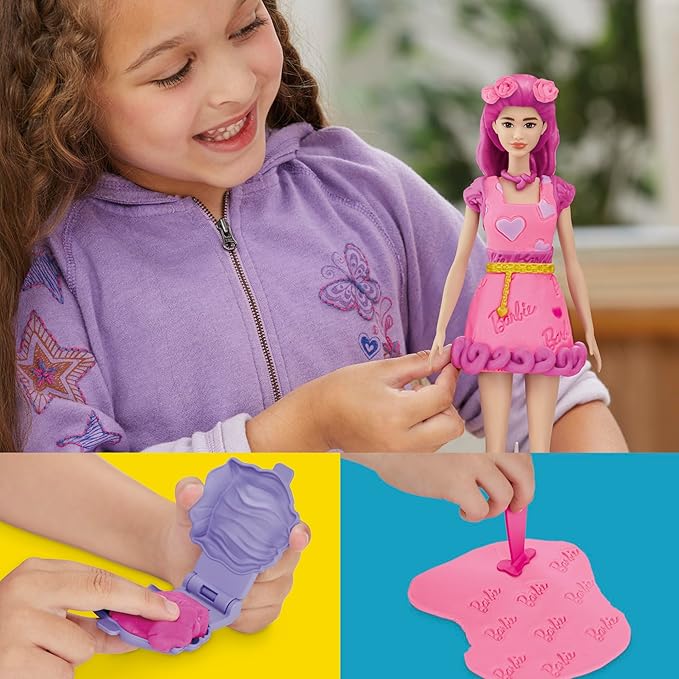 Buy Play Doh Barbie Hearts and Hair Set | Yallatoys.com
