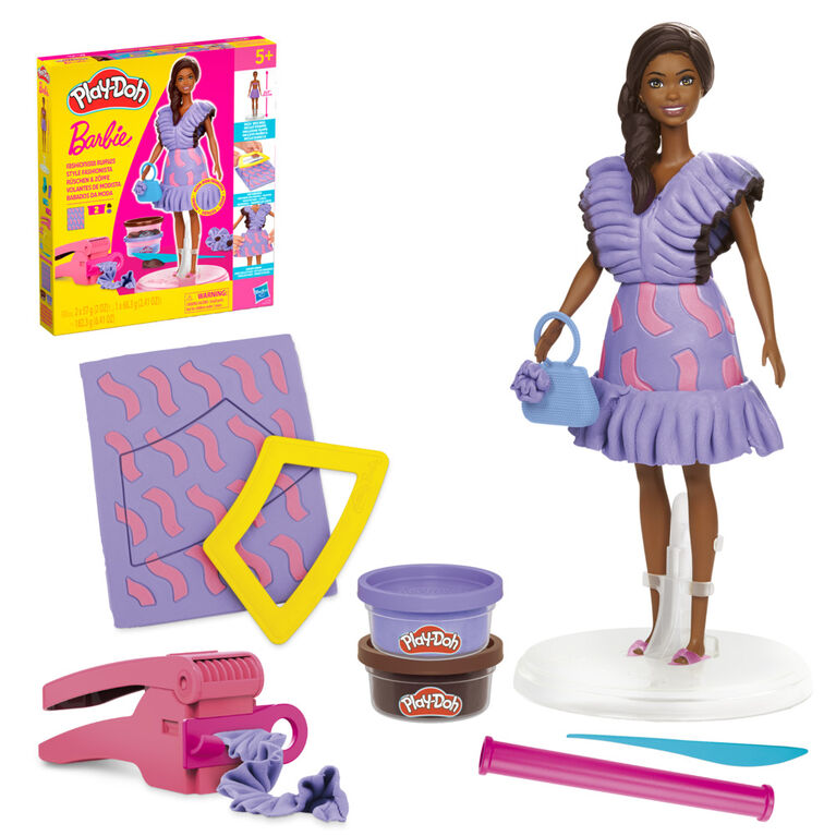 Buy Play Doh Barbie Fashionista Ruffles Doll Set | Yallatoys.com
