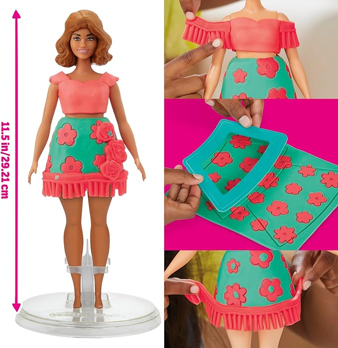 Buy Play Doh Barbie Florals And Fringe Set | Yallatoys.com