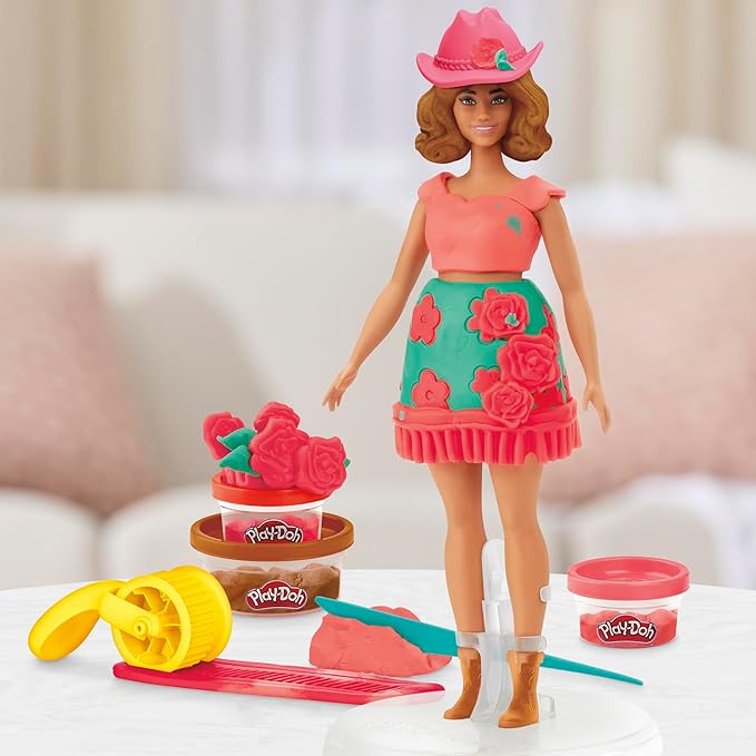 Buy Play Doh Barbie Florals And Fringe Set | Yallatoys.com