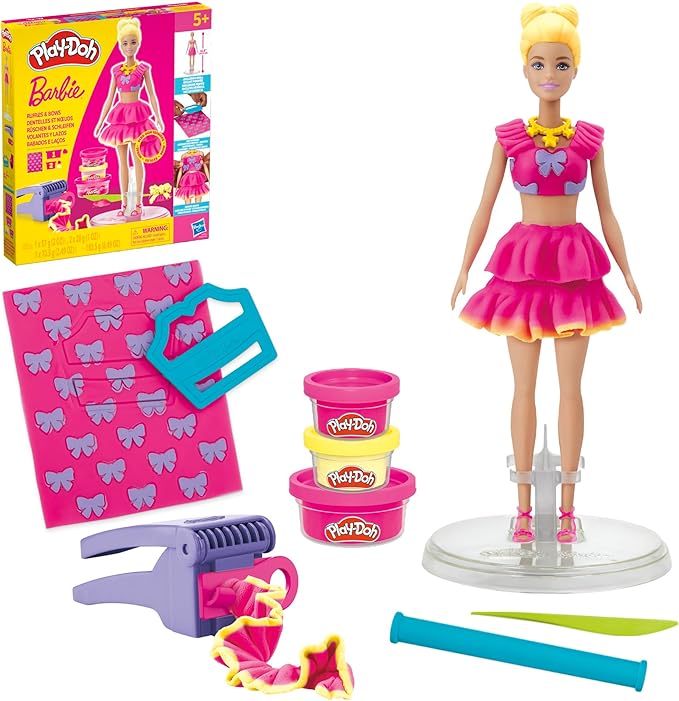 Buy Play Doh Barbie Ruffles And Bows Set | Yallatoys.com