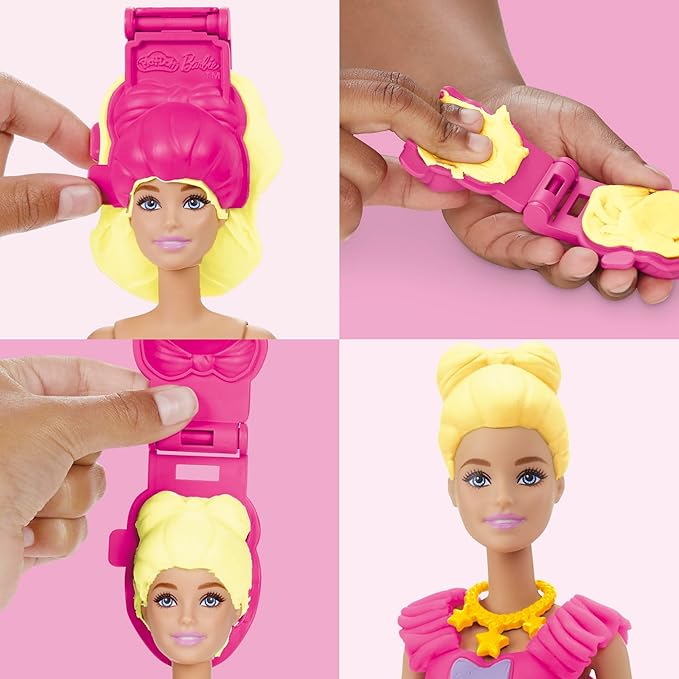 Buy Play Doh Barbie Ruffles And Bows Set | Yallatoys.com