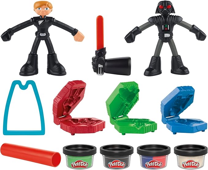 Buy Play Doh Star Wars Squish And Slice Lightsabers Playset | Yallatoys.com