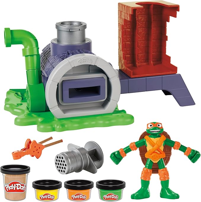 Buy Play Doh Teenage Mutant Ninja Turtles Slice and Blast Pizza Playset | Yallatoys.com