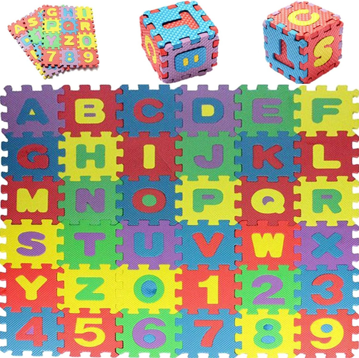 Buy Eva Letter and Number Puzzle mat 36pcs Set | Yallatoys.com