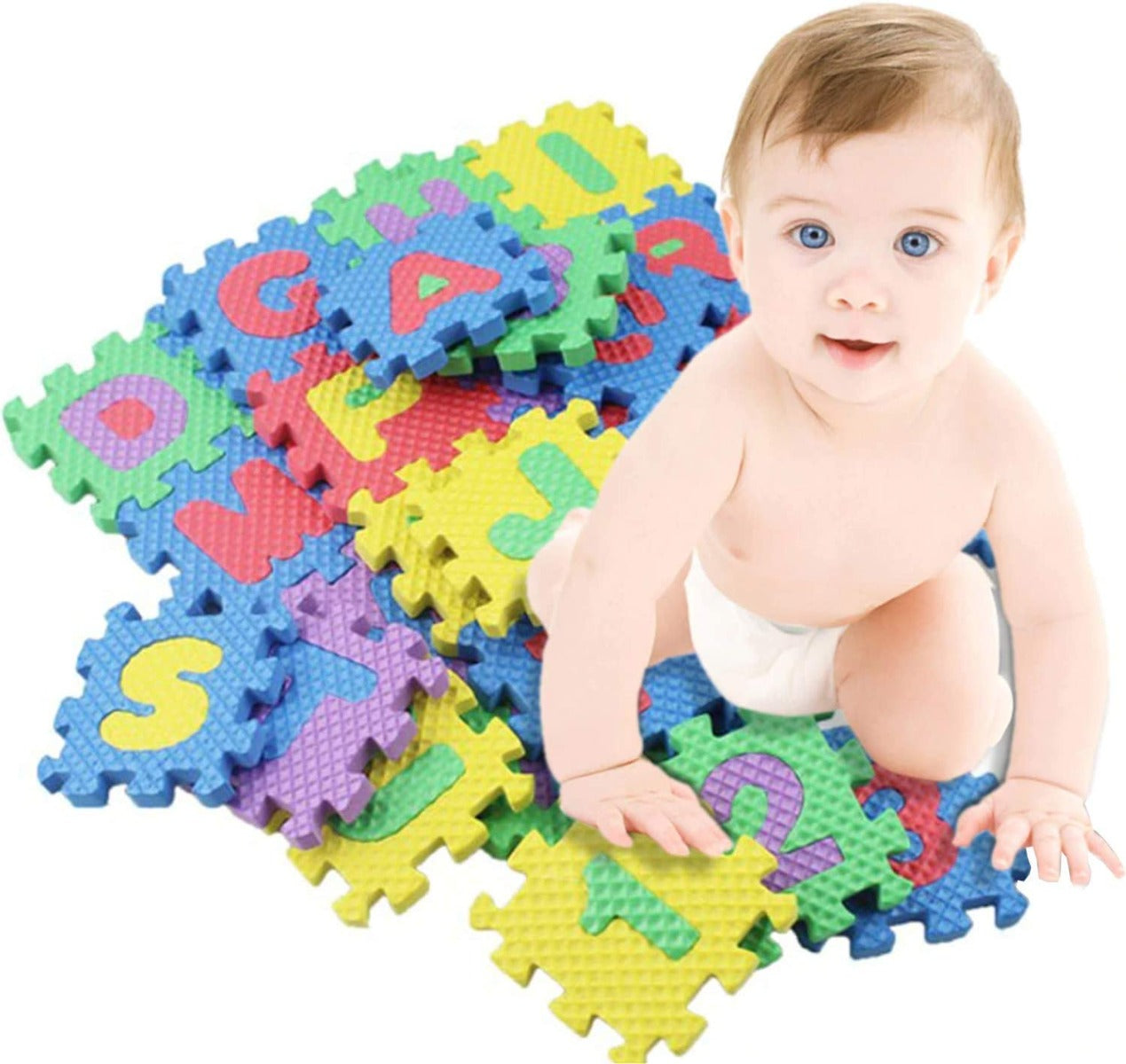 Buy Eva Letter and Number Puzzle mat 36pcs Set | Yallatoys.com