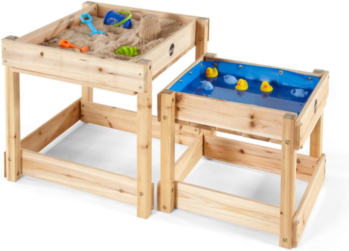 Buy Plum Sandy Bay Wooden Sand and Water Tables Natural | Yallatoys.com
