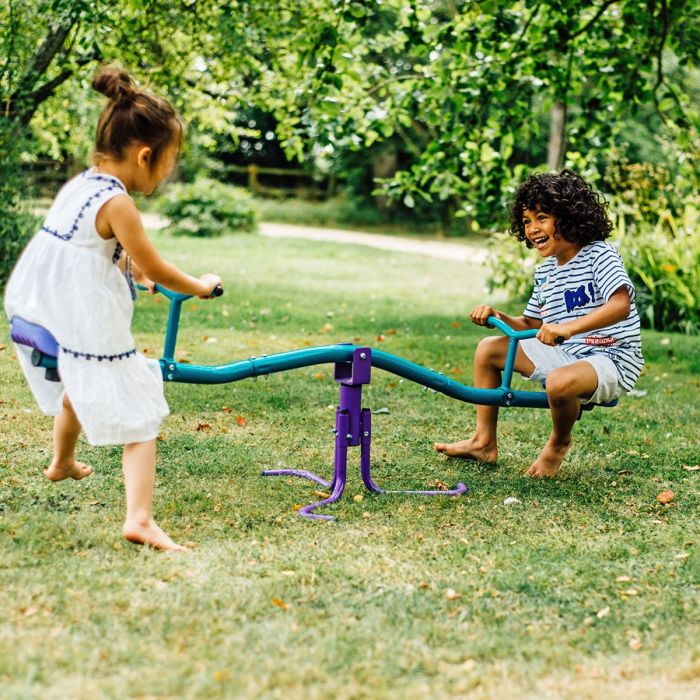 Buy Plum Rotating See Saw Purple Teal | Yallatoys.com
