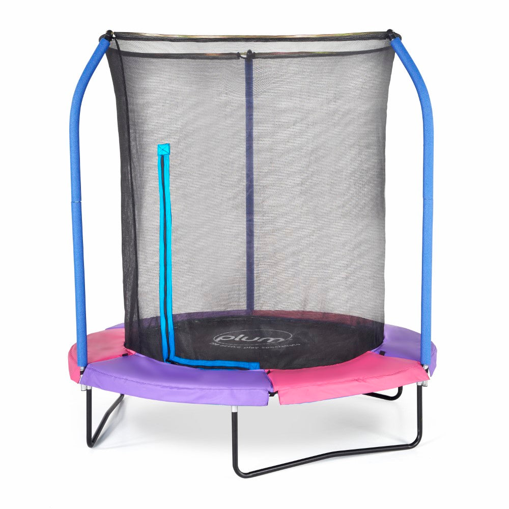Buy Plum Junior Plus Springsafe Tramp & Enclosure Blue Green & Pink Purple Reversible 6feet | Yallatoys.com
