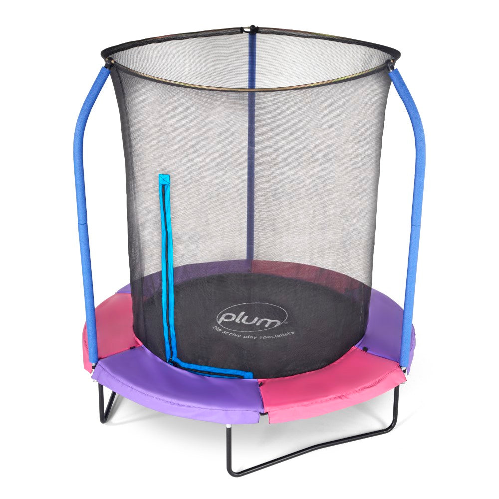 Buy Plum Junior Plus Springsafe Tramp & Enclosure Blue Green & Pink Purple Reversible 6feet | Yallatoys.com