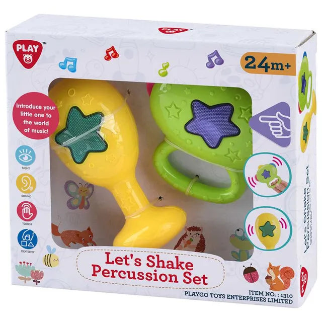 Buy Playgo Lets Shake Percussion Set 2 Pcs | Yallatoys.com