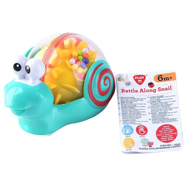 Buy Playgo Rattle Along Snail 9pcs | Yallatoys.com