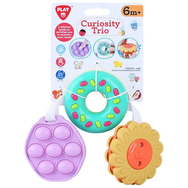 Buy Playgo  Curiosity Trio Engaging Toy Set 3 Pcs | Yallatoys.com