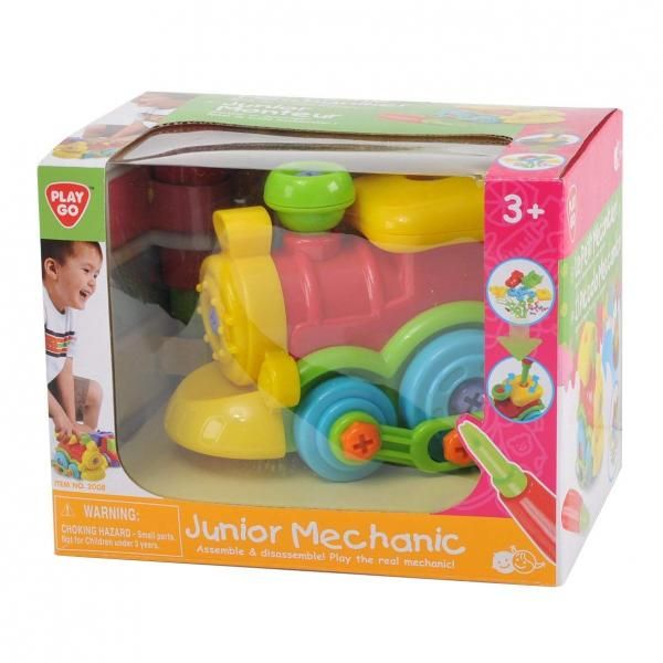 Buy Playgo Junior Mechanic Construct Train Toy | Yallatoys.com