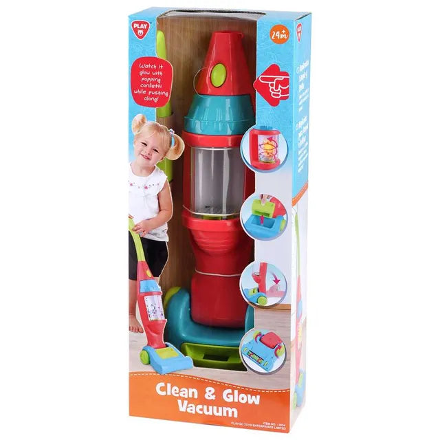 Buy Playgo Clean And Glow Vacuum Pretend Play Toy Battery Operated | Yallatoys.com