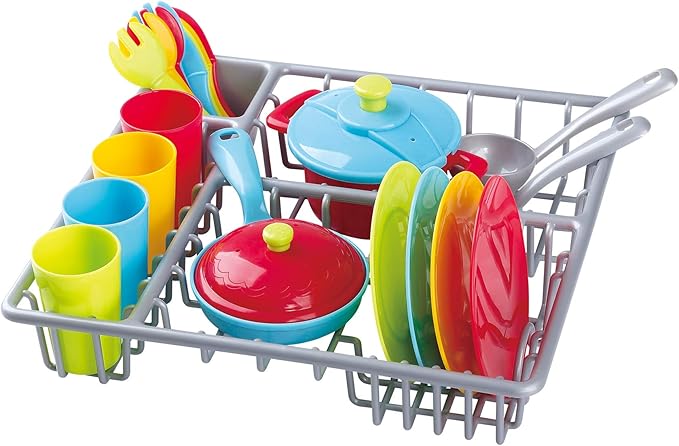 Buy Playgo Dish Drainer And Kitchenware 23 Pcs | Yallatoys.com