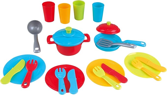 Buy Playgo Dish Drainer And Kitchenware 23 Pcs | Yallatoys.com
