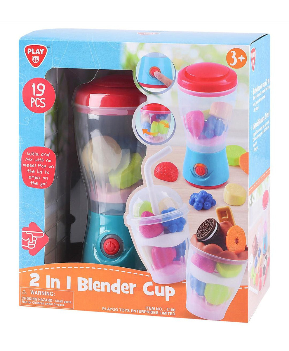 Buy Playgo 2 In 1 Blender Cup 19pcs | Yallatoys.com