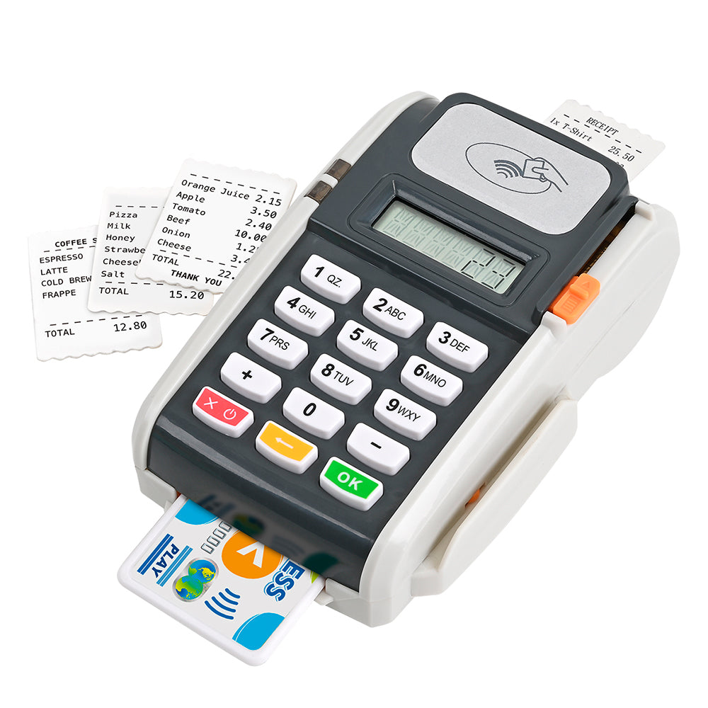 Buy Playgo Credit Card Machine 6 Pcs Battery Operated | Yallatoys.com